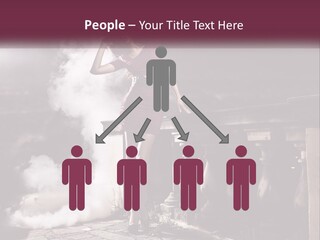 Sexy Twilight Pose PowerPoint Template