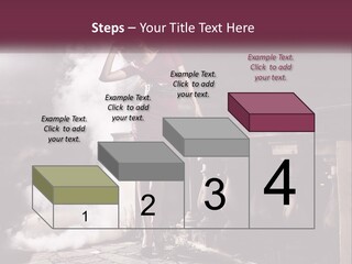 Sexy Twilight Pose PowerPoint Template