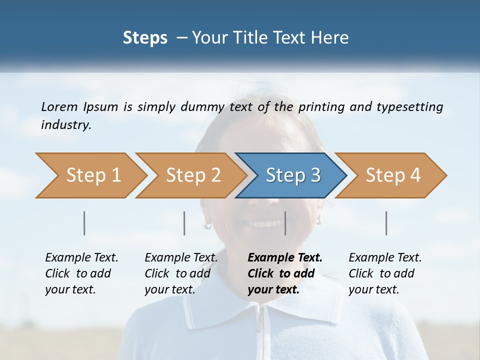Human Lifestyle Elderly PowerPoint Template