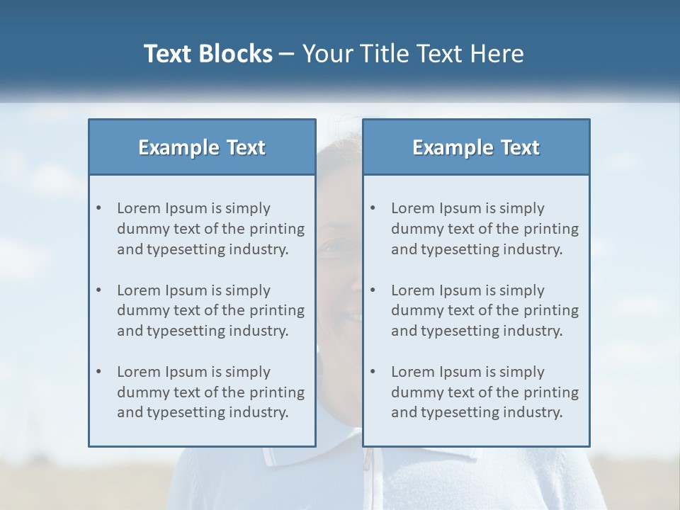 Human Lifestyle Elderly PowerPoint Template