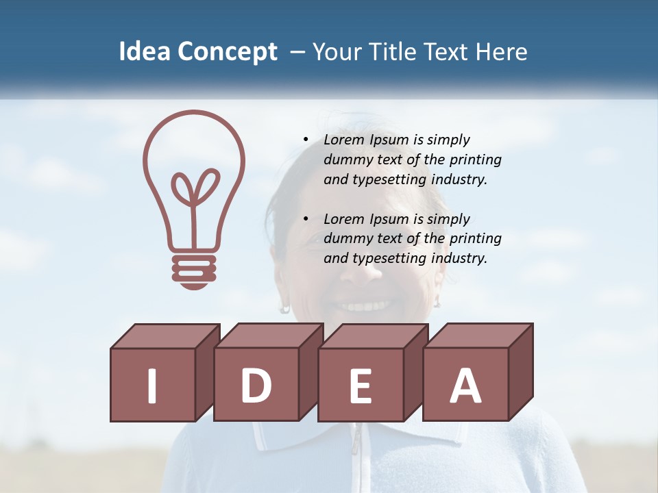 Human Lifestyle Elderly PowerPoint Template