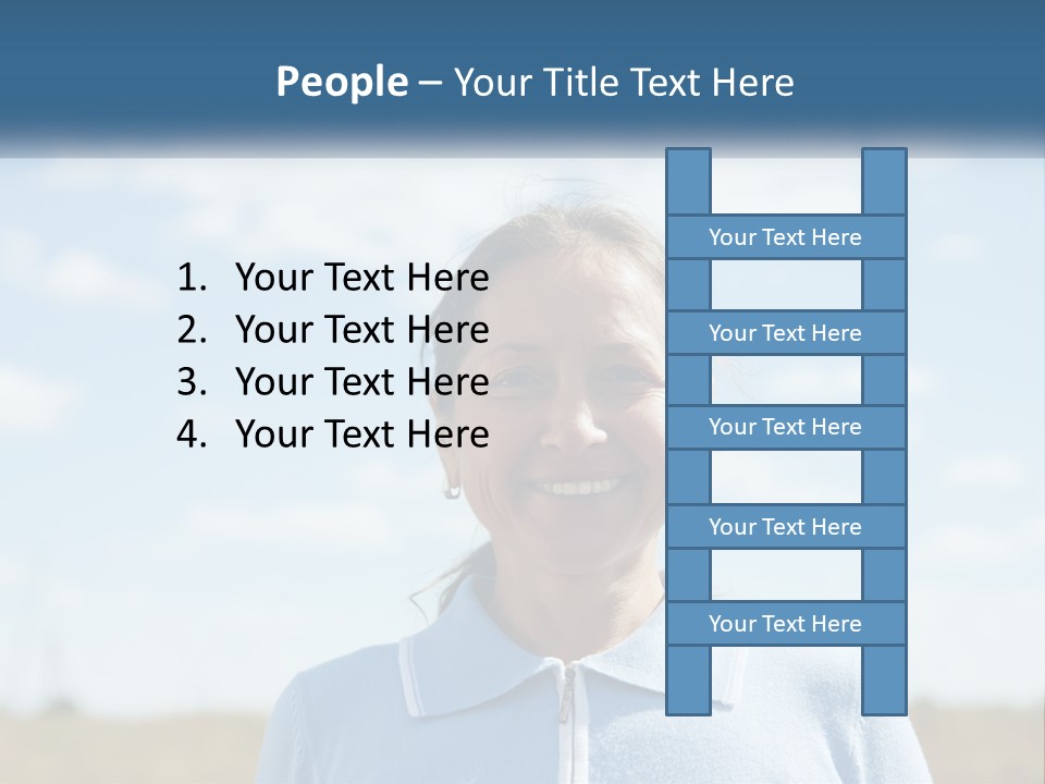 Human Lifestyle Elderly PowerPoint Template
