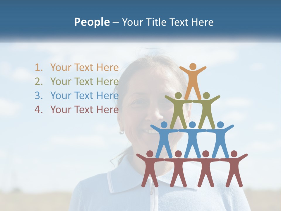 Human Lifestyle Elderly PowerPoint Template