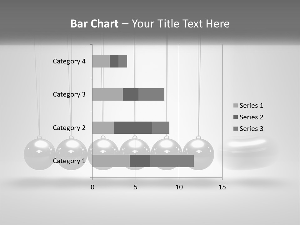 Ball Force Grey PowerPoint Template