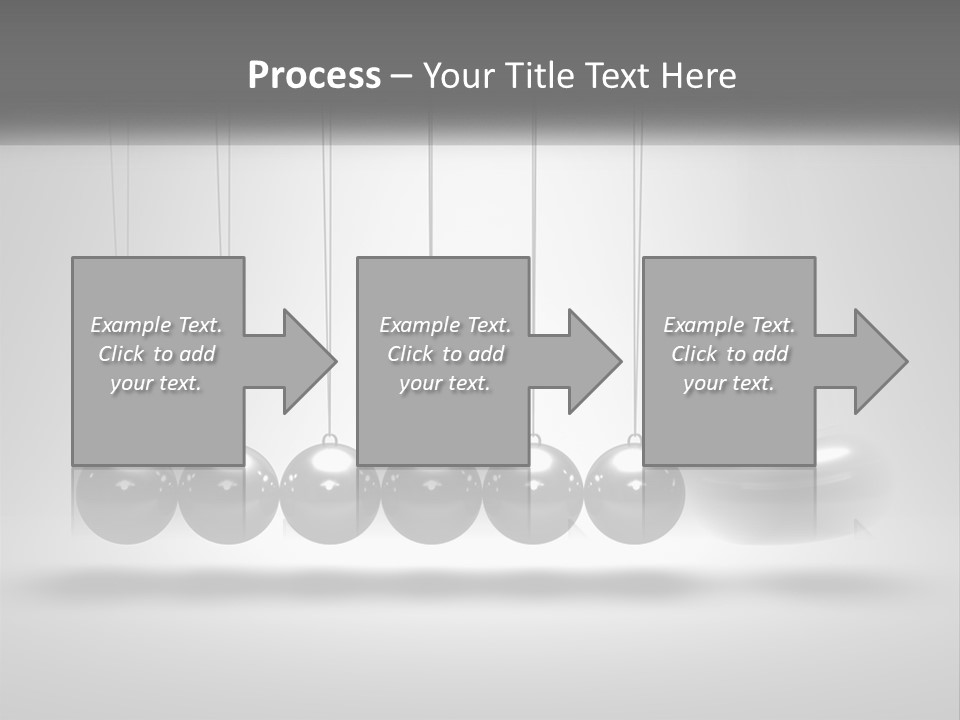 Ball Force Grey PowerPoint Template