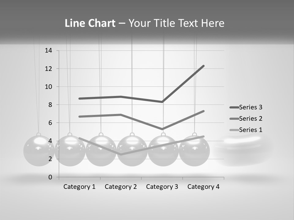 Ball Force Grey PowerPoint Template