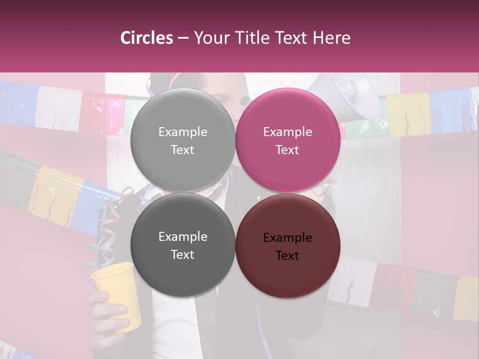 Crazy Man Person PowerPoint Template