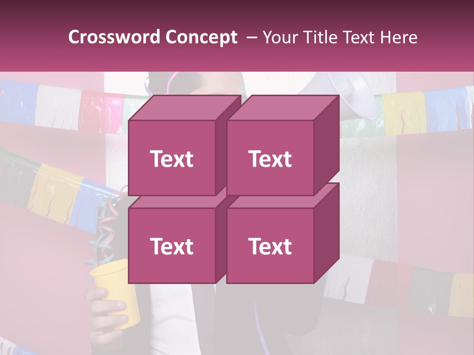 Crazy Man Person PowerPoint Template