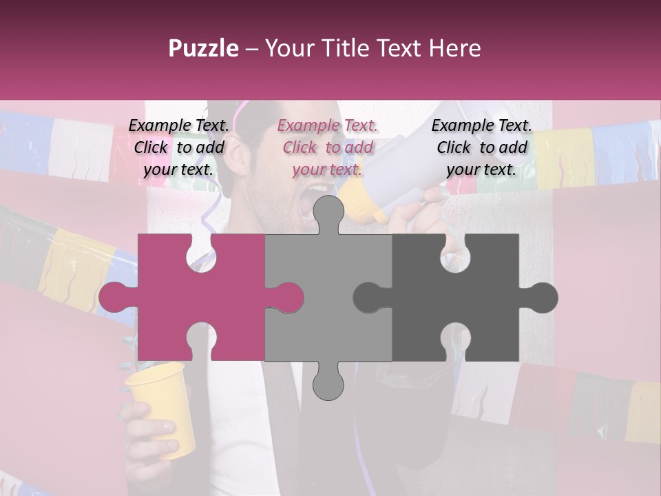 Crazy Man Person PowerPoint Template