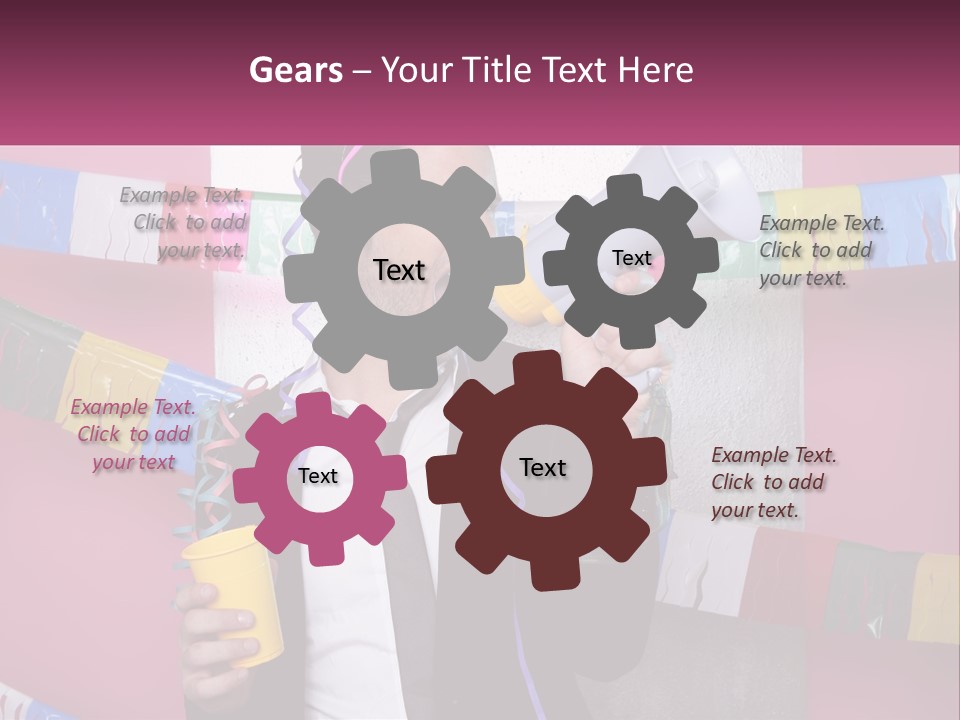 Crazy Man Person PowerPoint Template