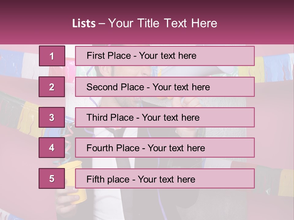 Crazy Man Person PowerPoint Template