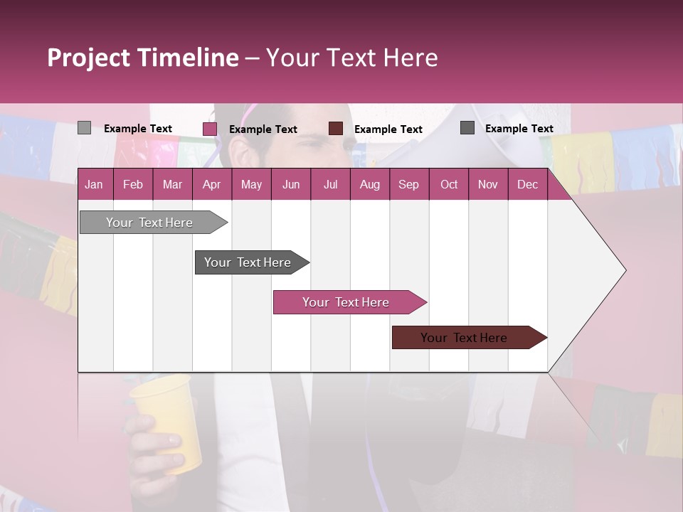 Crazy Man Person PowerPoint Template