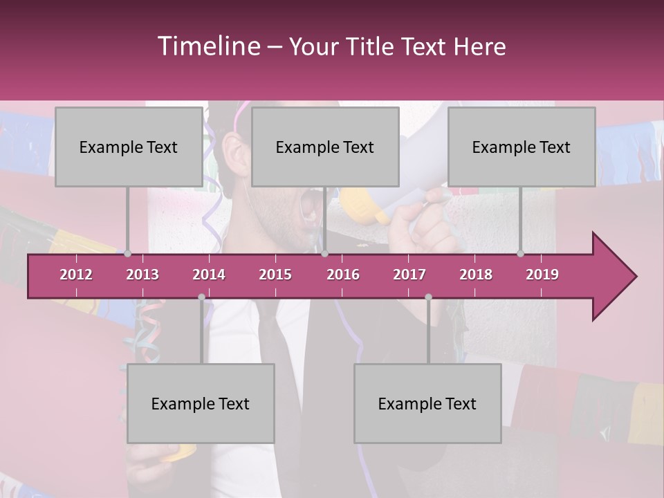 Crazy Man Person PowerPoint Template