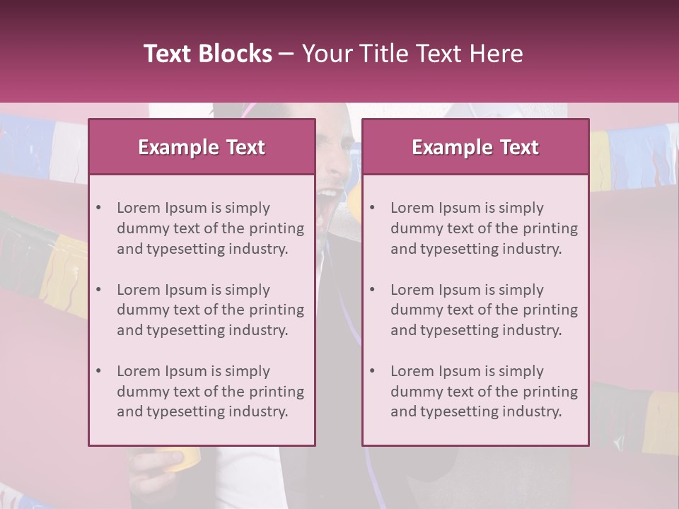 Crazy Man Person PowerPoint Template