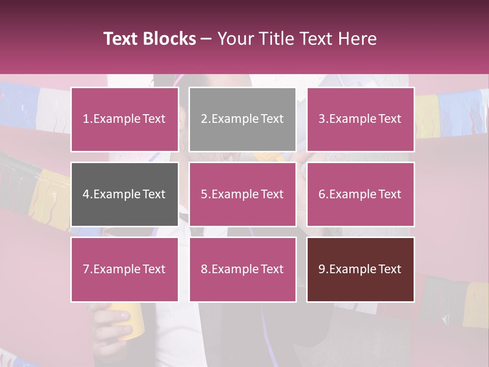 Crazy Man Person PowerPoint Template