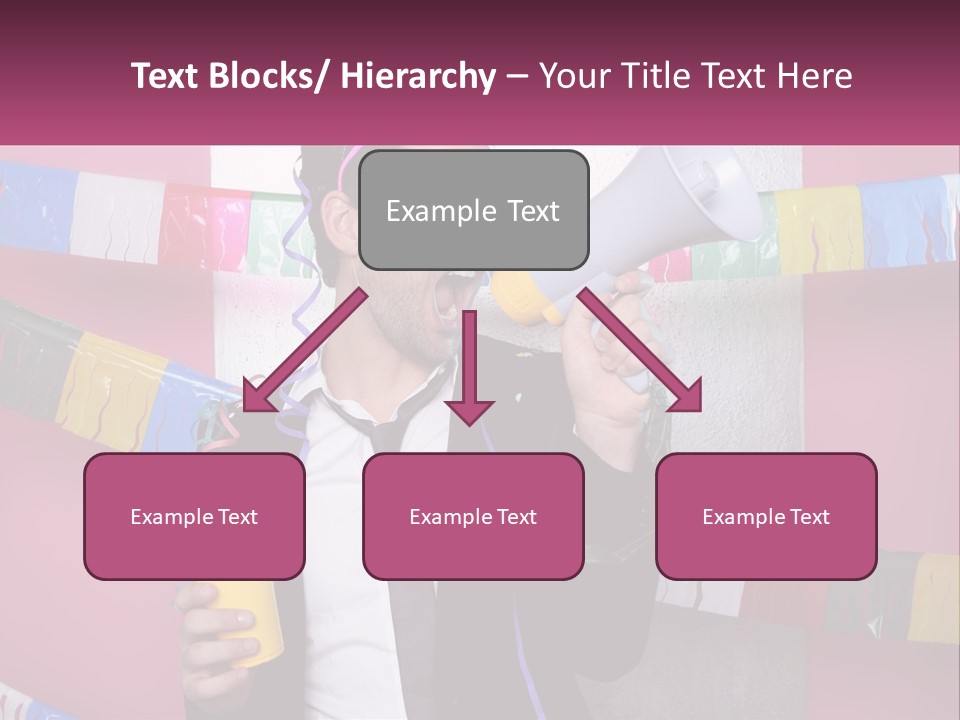 Crazy Man Person PowerPoint Template