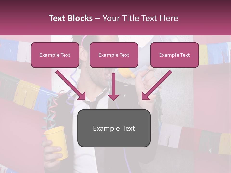 Crazy Man Person PowerPoint Template
