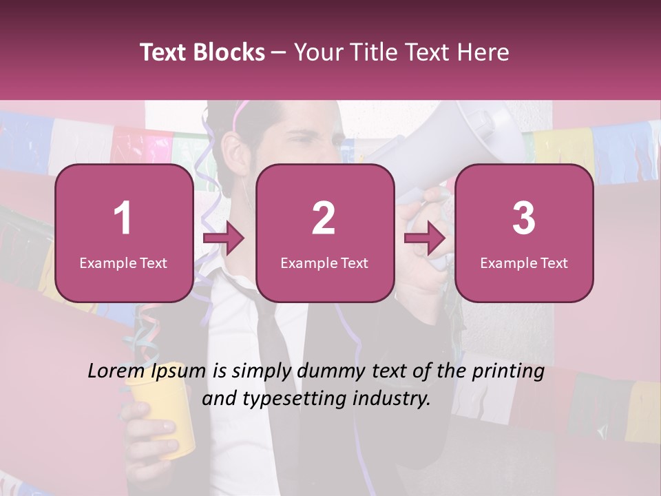 Crazy Man Person PowerPoint Template