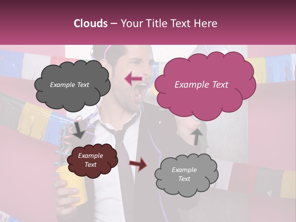 Crazy Man Person PowerPoint Template