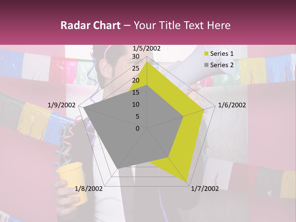 Crazy Man Person PowerPoint Template