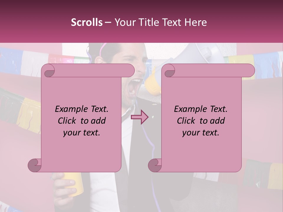 Crazy Man Person PowerPoint Template