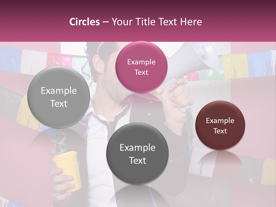 Crazy Man Person PowerPoint Template