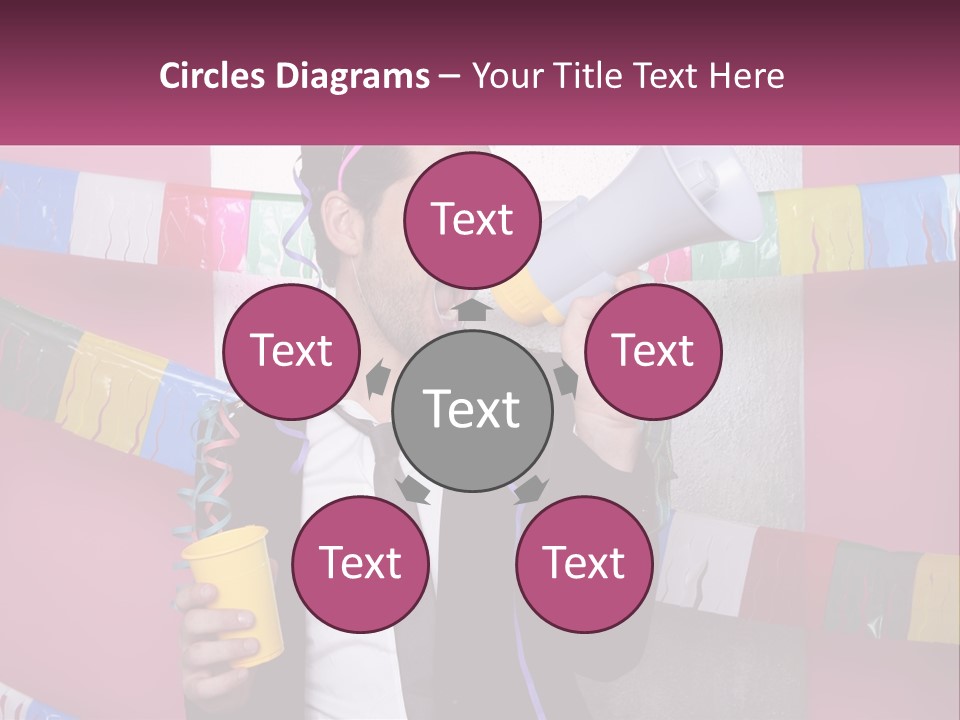 Crazy Man Person PowerPoint Template