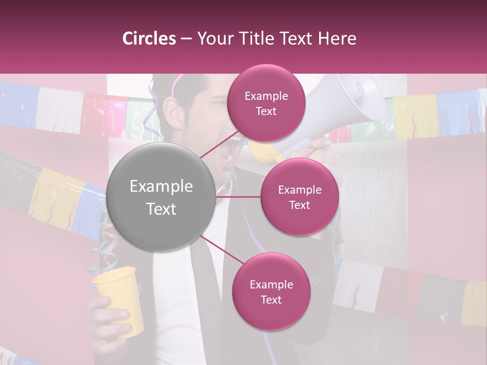 Crazy Man Person PowerPoint Template