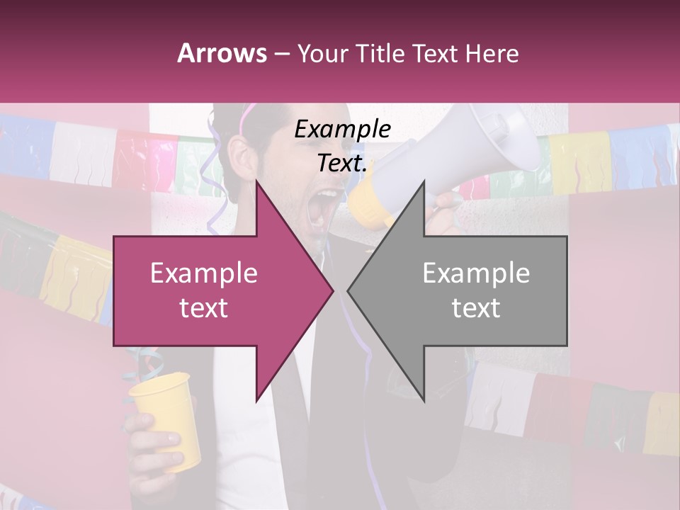 Crazy Man Person PowerPoint Template