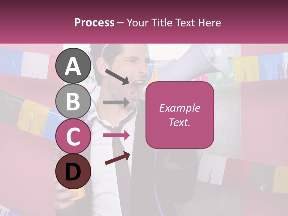 Crazy Man Person PowerPoint Template