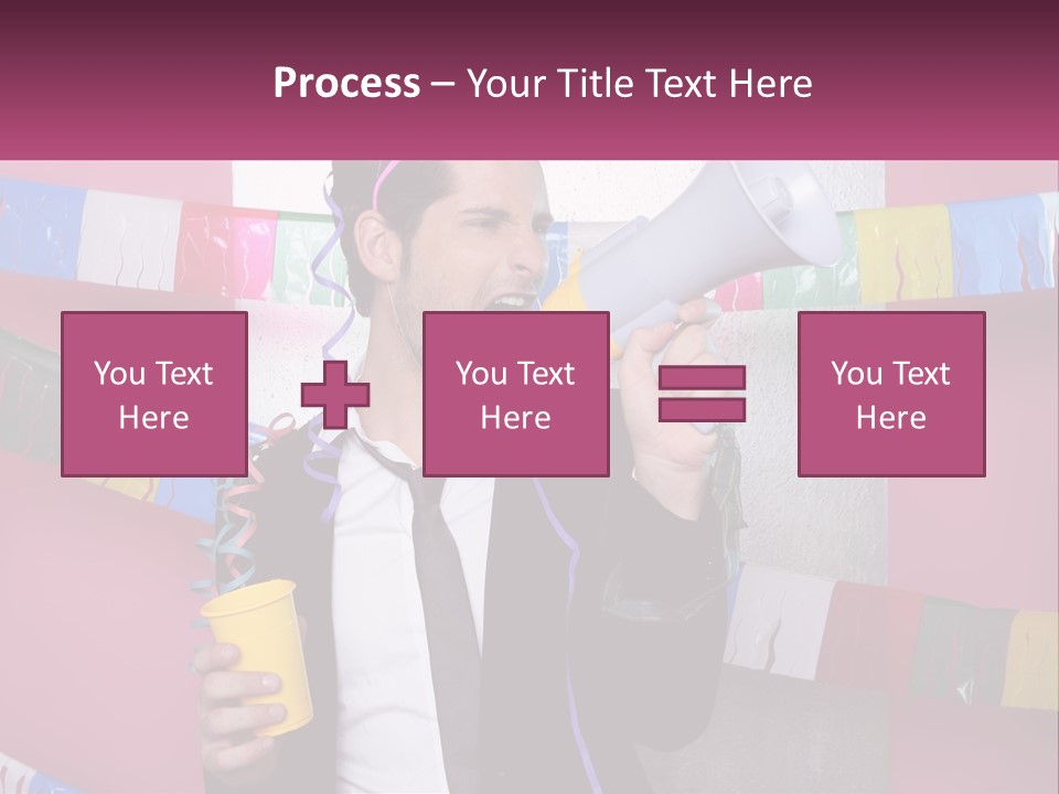 Crazy Man Person PowerPoint Template