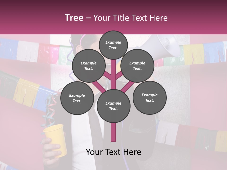 Crazy Man Person PowerPoint Template