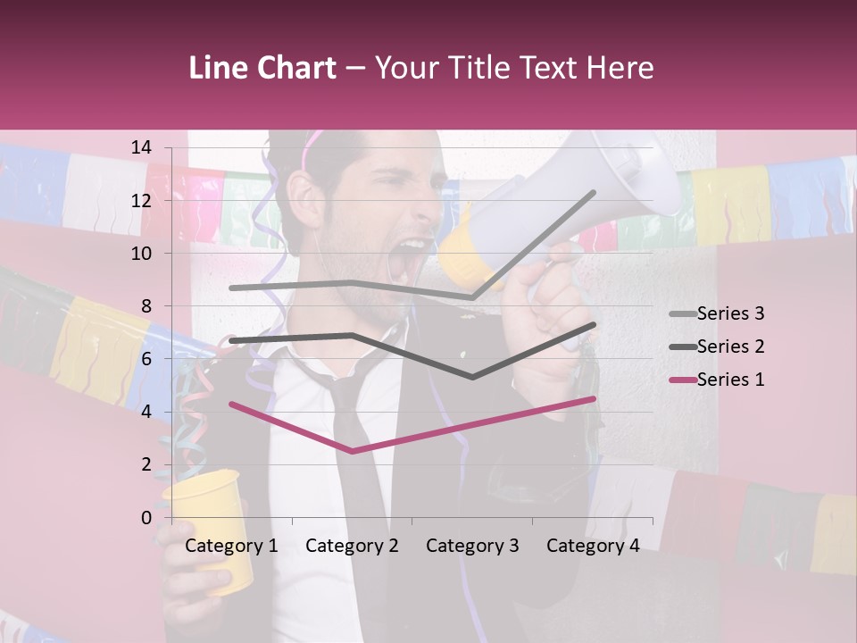 Crazy Man Person PowerPoint Template