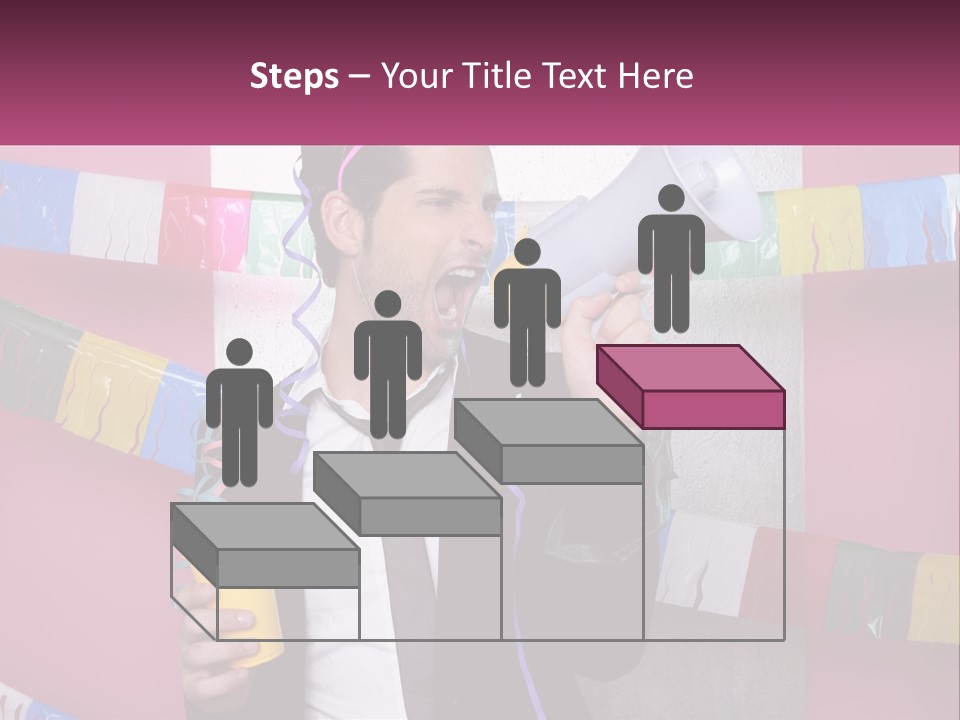 Crazy Man Person PowerPoint Template