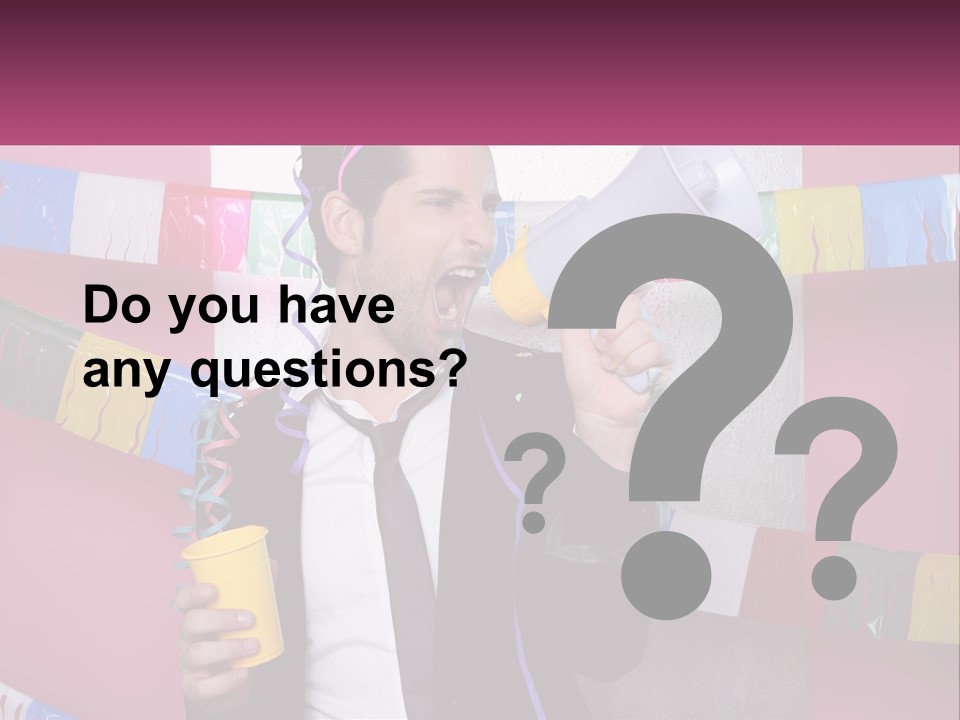 Crazy Man Person PowerPoint Template