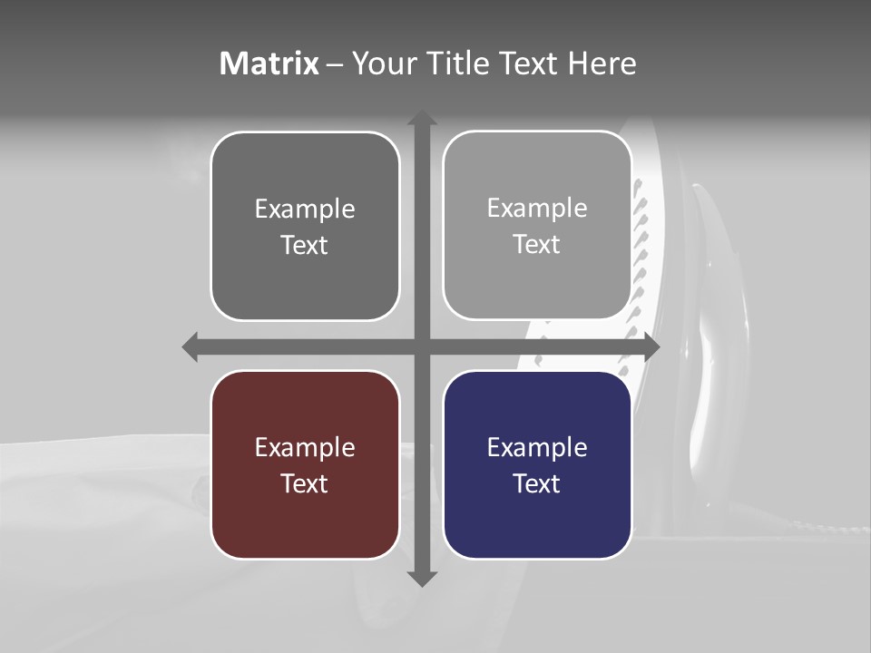 Table Laundry Flat PowerPoint Template