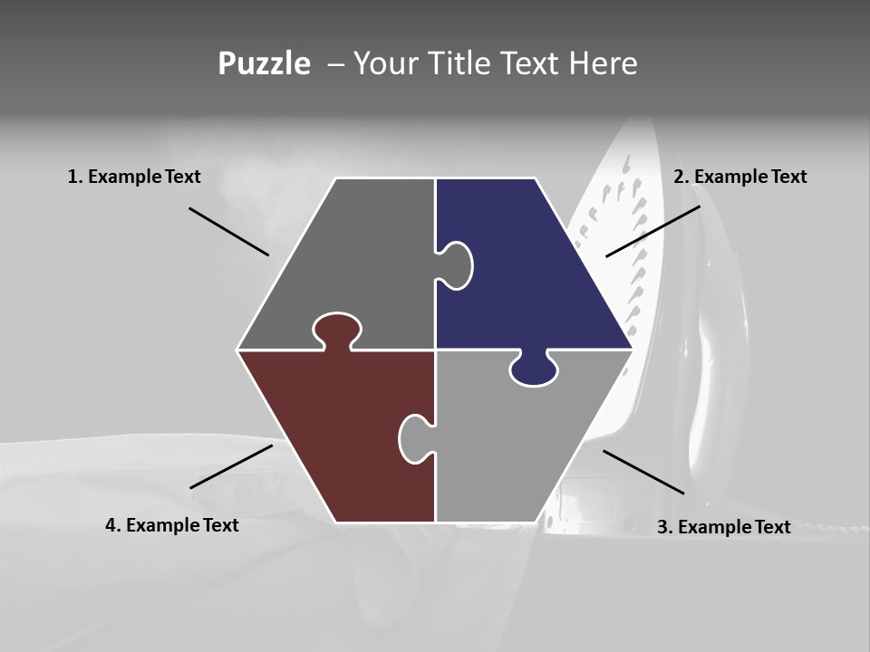 Table Laundry Flat PowerPoint Template