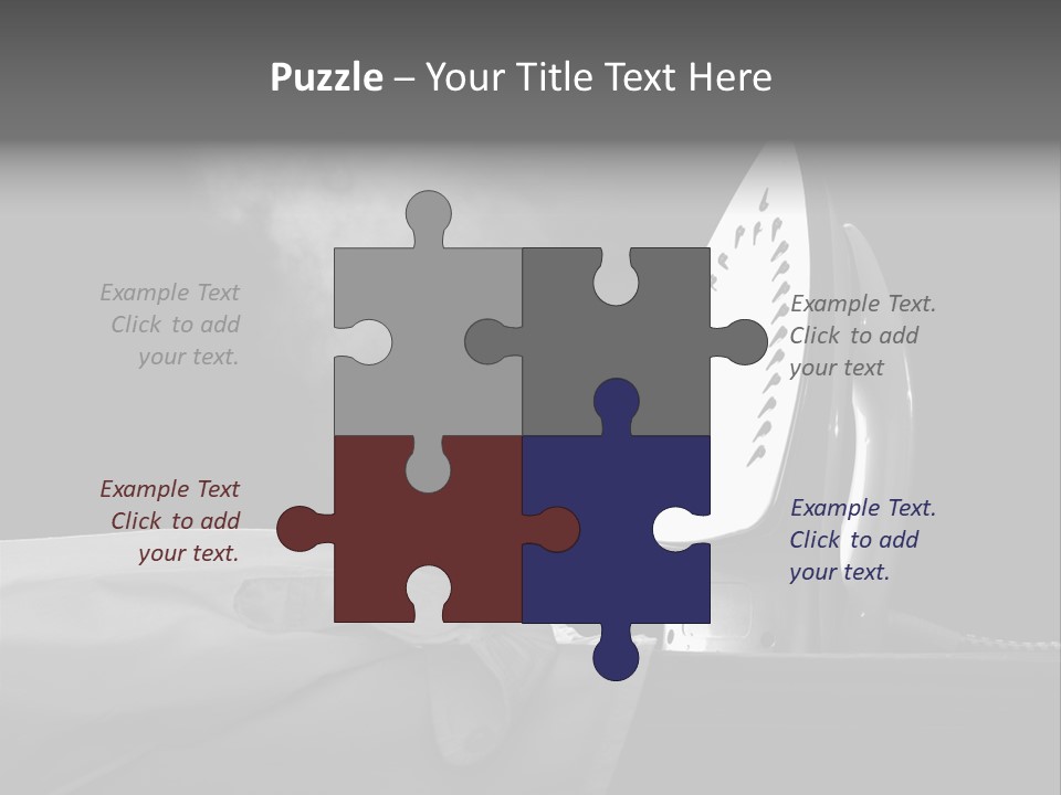 Table Laundry Flat PowerPoint Template