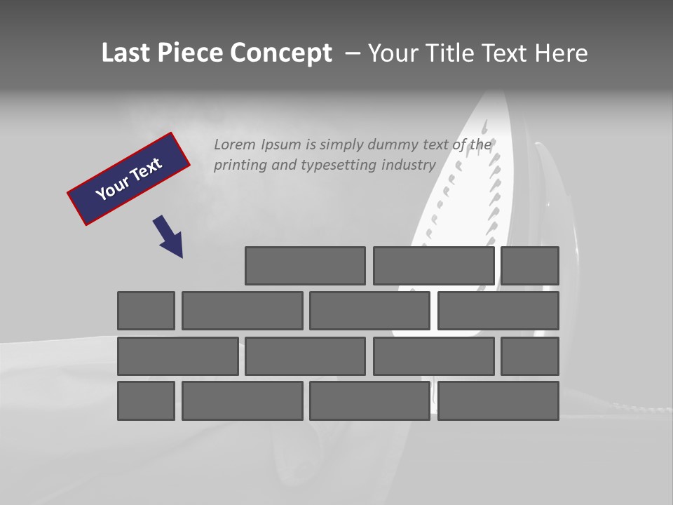 Table Laundry Flat PowerPoint Template