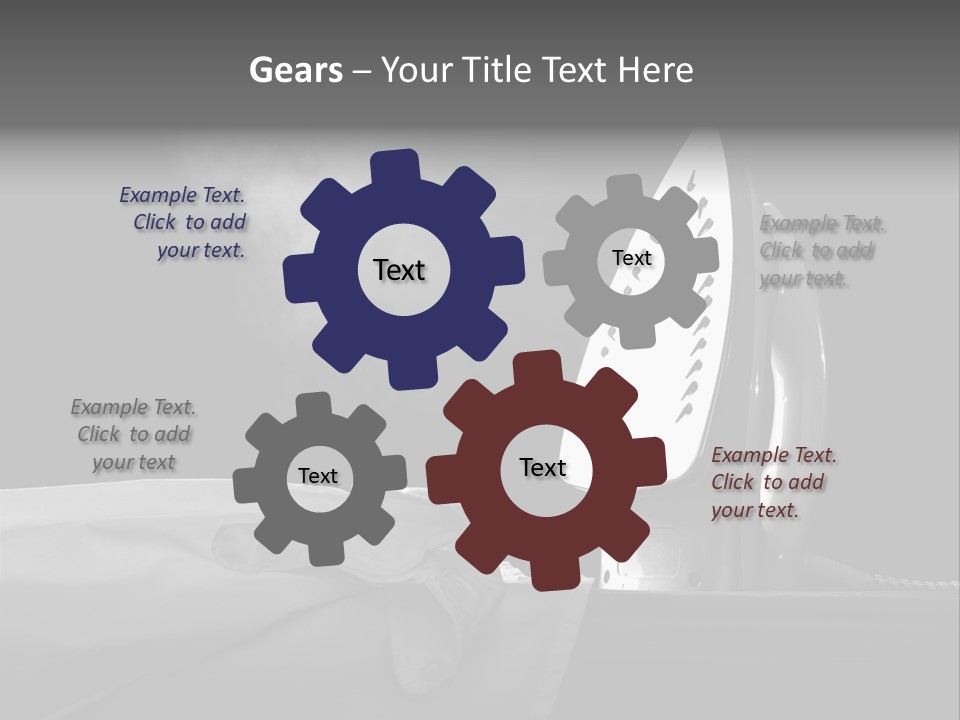 Table Laundry Flat PowerPoint Template