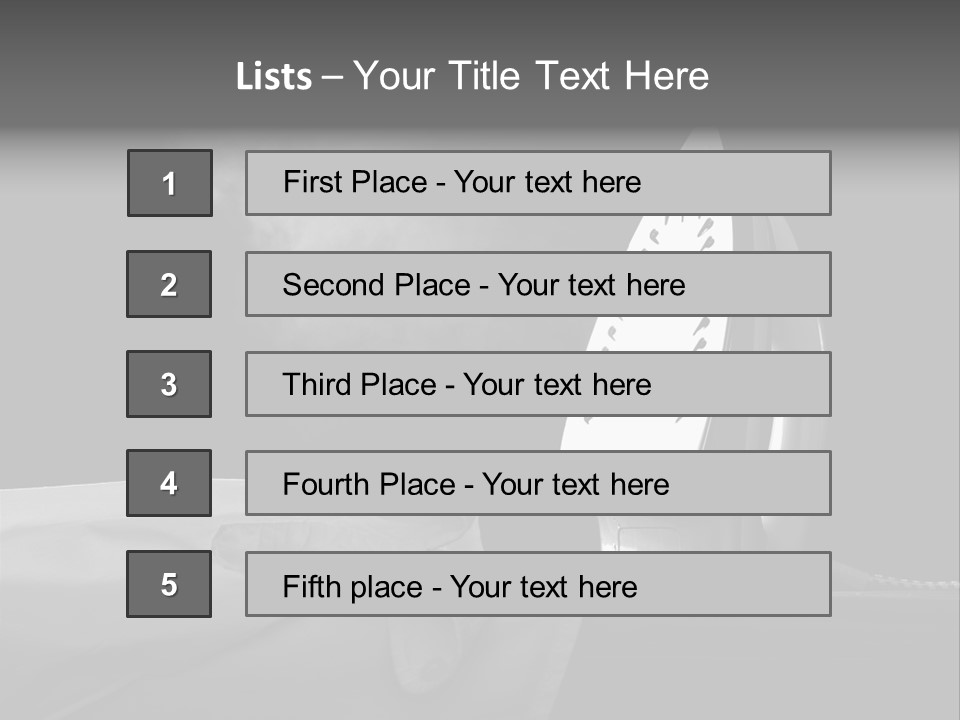 Table Laundry Flat PowerPoint Template