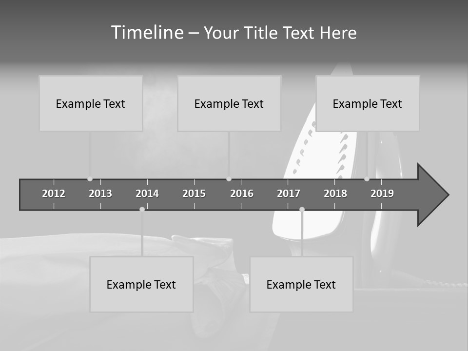 Table Laundry Flat PowerPoint Template