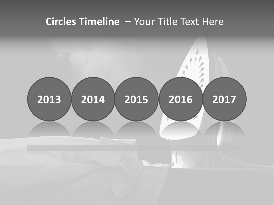 Table Laundry Flat PowerPoint Template