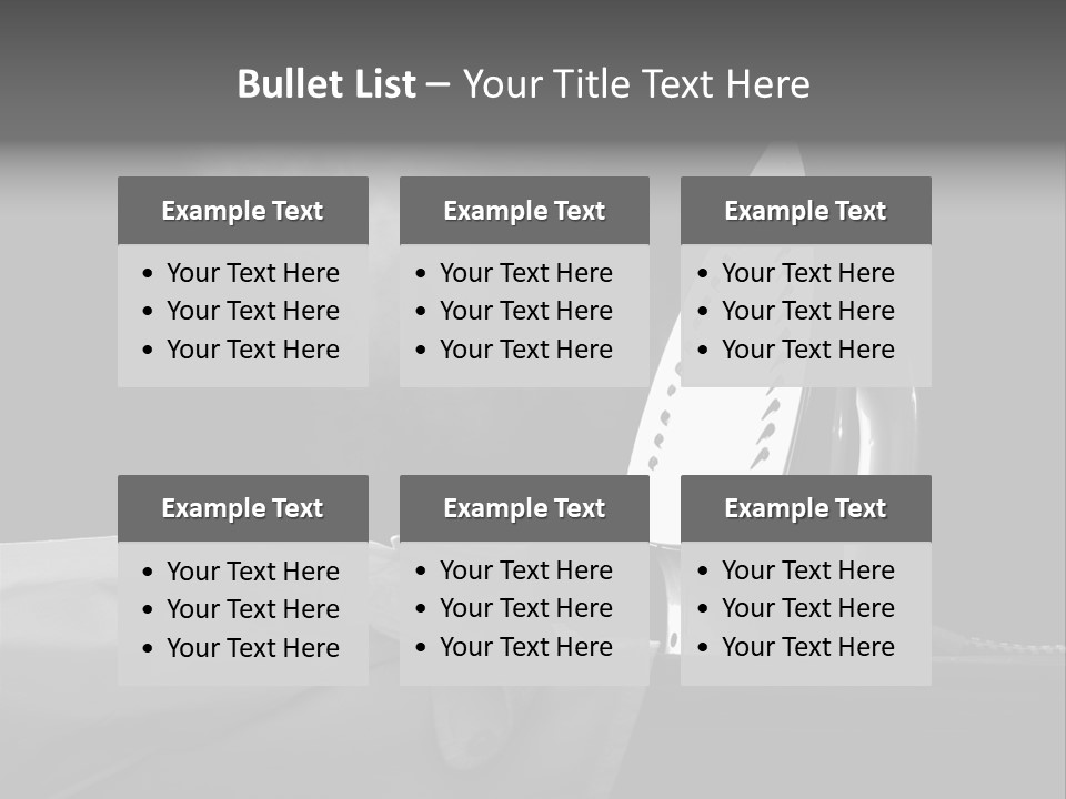 Table Laundry Flat PowerPoint Template