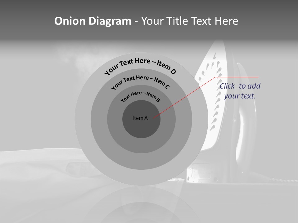 Table Laundry Flat PowerPoint Template