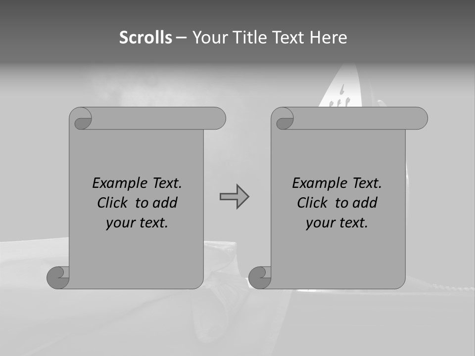 Table Laundry Flat PowerPoint Template