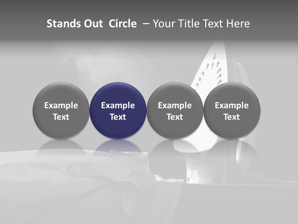 Table Laundry Flat PowerPoint Template