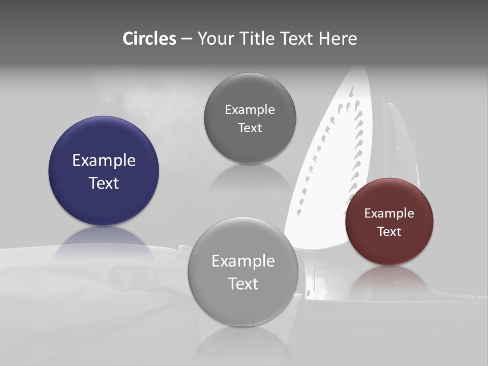 Table Laundry Flat PowerPoint Template