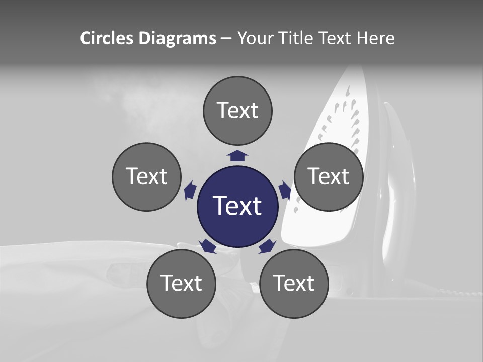 Table Laundry Flat PowerPoint Template