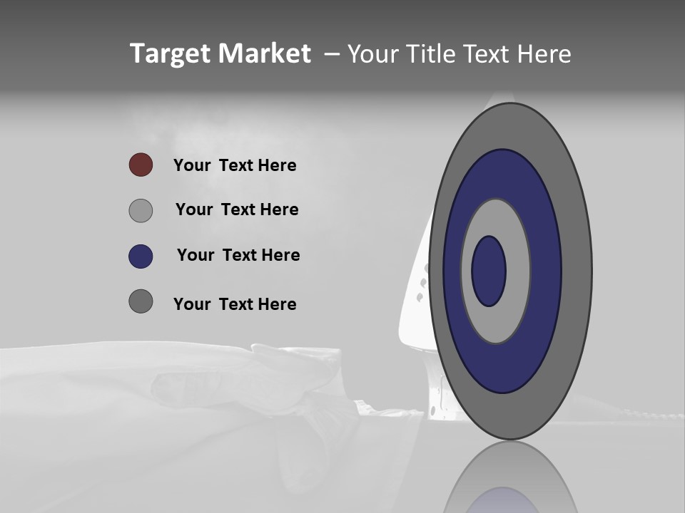 Table Laundry Flat PowerPoint Template